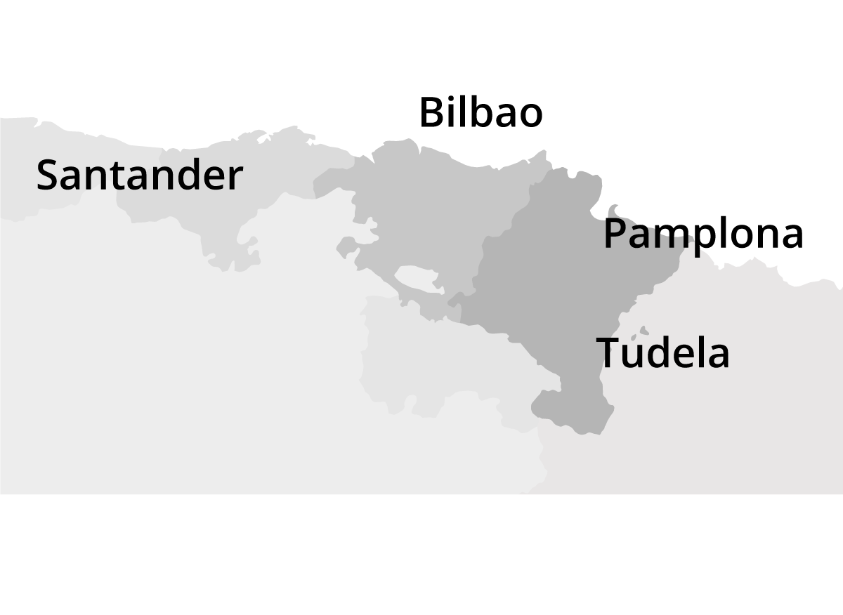 Mapa Norte de España